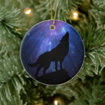 Loup céleste hurlant
