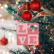 Love Couple Photo Coeurs roses Motif Valentines
