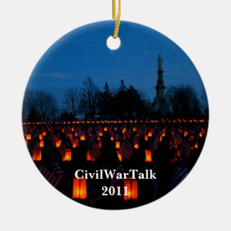 Ornement En Céramique Lumière à l'ornement de cimetière de Gettysburg