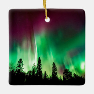 Ornement En Céramique Lumière nord d'Aurora borealis