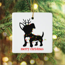 Lumières de Noël de Chiweenie