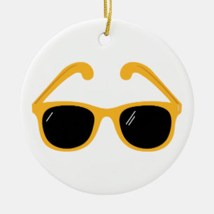 Ornement En Céramique Lunettes de soleil