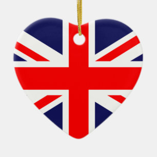 Ornement En Céramique L'Union Jack classique