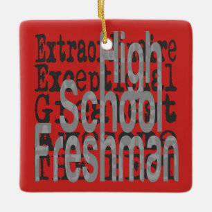 Ornement En Céramique Lycée Freshman Extraordinaire