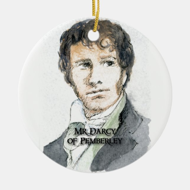 Ornement En Céramique M. Darcy de Pemberley (Devant)