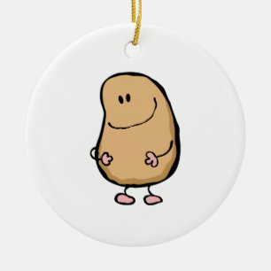 Ornement En Céramique M. Human Bean