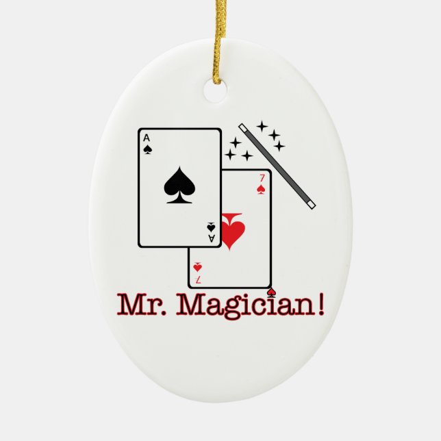 Ornement En Céramique M. Magician ! (Devant)