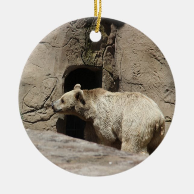 Ornement En Céramique M. Polar Ours Orniment (Devant)