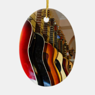 Ornement En Céramique Magasin de guitare