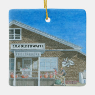 Ornement En Céramique Magasin général du Maine