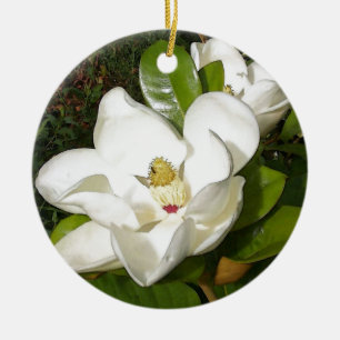 Ornement En Céramique Magnolia blossom