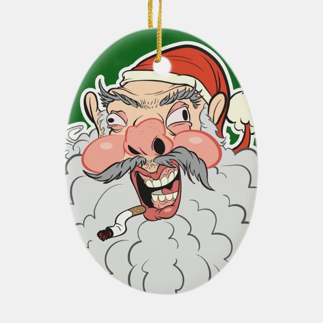 Ornement En Céramique Mail Père Noël (Dos)