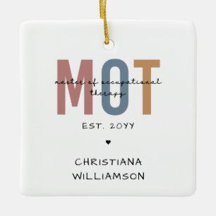 Ornement En Céramique Maîtrise Personnalisée en MdT en ergothérapie
