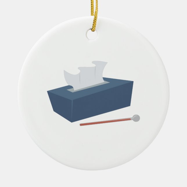 Ornement En Céramique Malade (Devant)