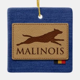 Ornement En Céramique Malinois - berger belge - Mechelaar - Maligator