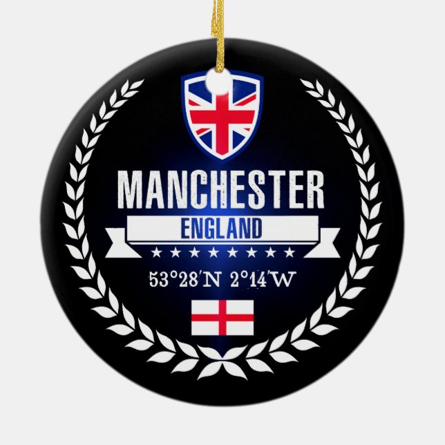 Ornement En Céramique Manchester (Dos)
