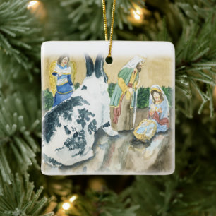 Ornement En Céramique Mangerie de Noël de Marlon