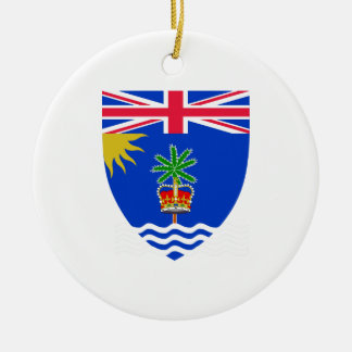 Ornement En Céramique Manteau de territoire d'Océan Indien britannique