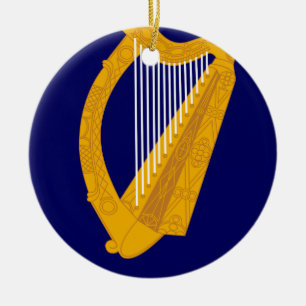 Ornement En Céramique Manteau des bras de l'Irlande - emblème irlandais
