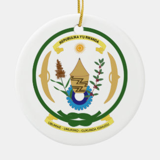 Ornement En Céramique Manteau du Rwanda des bras