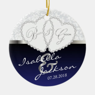 Ornement En Céramique Mariage de mariée et de chambre