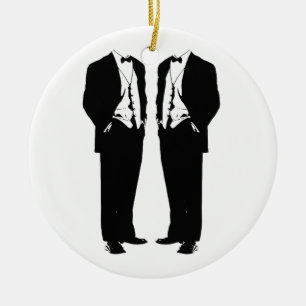 Ornement En Céramique Mariage homosexuel