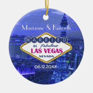 Ornement En Céramique Mariage Las Vegas