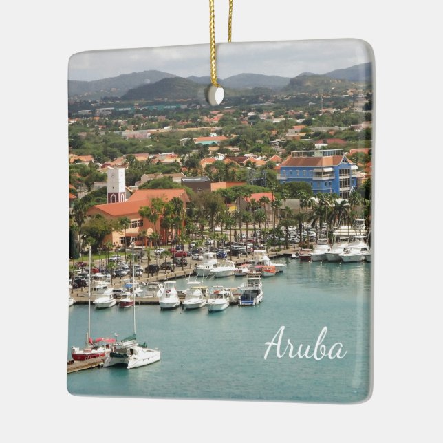 Ornement En Céramique Marina d'Aruba (Gauche)