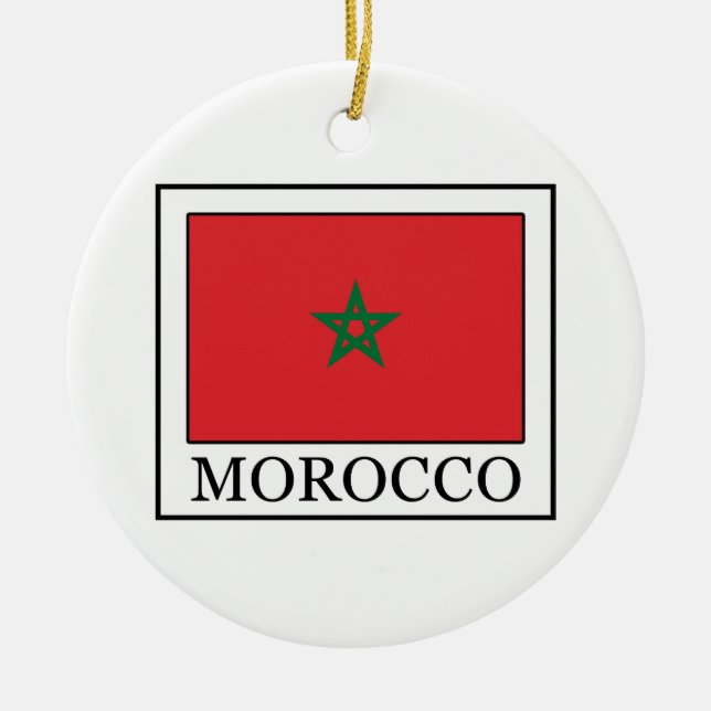 Ornement En Céramique Maroc (Devant)
