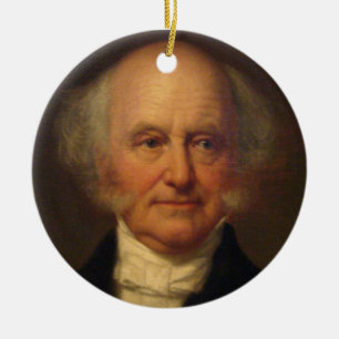 Ornement En Céramique Martin Van Buren 8e Président