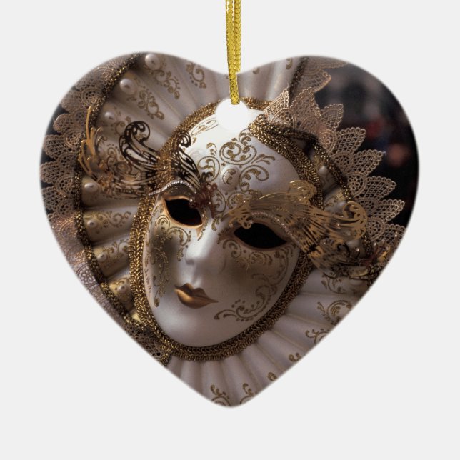 Ornement En Céramique Mascarade (Devant)