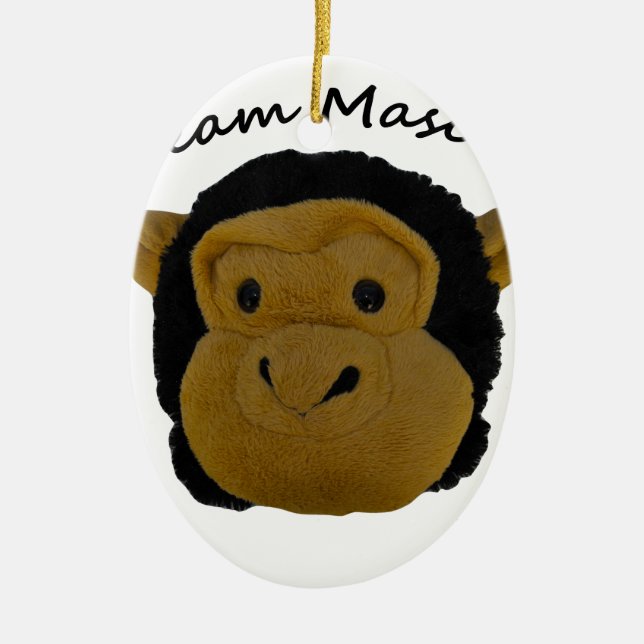 Ornement En Céramique Mascotte d'équipe (Devant)
