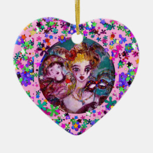 ORNEMENT EN CÉRAMIQUE MASQUERADE DE VALENTINE VÉNÉTIENNE MASQUÉRADE MASQ