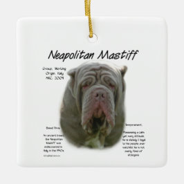 Ornement En Céramique Mastiff napolitain (tawny)