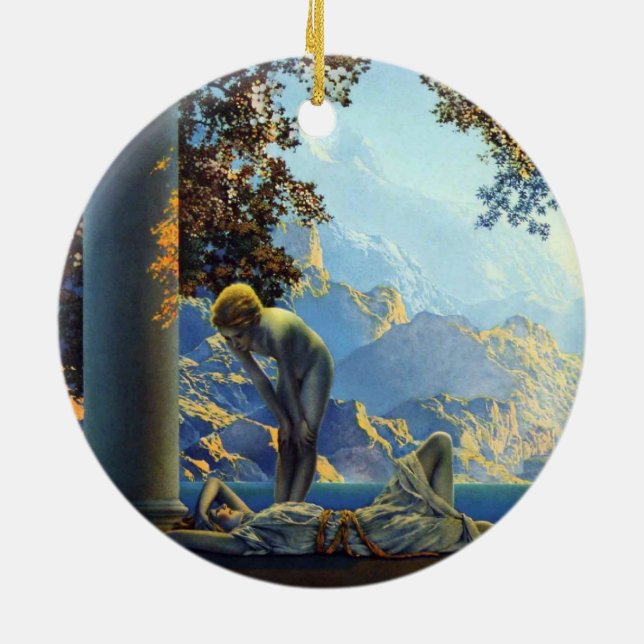 Ornement En Céramique Maxfield Parrish Daybreak II (Dos)