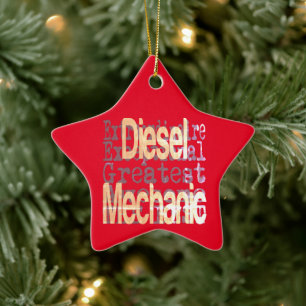 Ornement En Céramique Mécanique Diesel Extraordinaire
