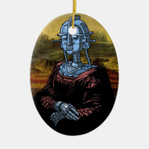 Ornement En Céramique Mecha Lisa