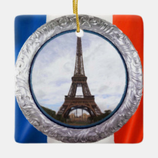 Ornement En Céramique Médaillon de Paris