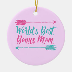 Ornement En Céramique Meilleur Bonus Maman du monde