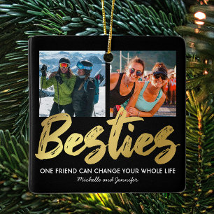 Ornement En Céramique Meilleur cadeau d'ami   Noël