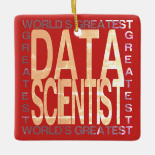 Ornement En Céramique Meilleur Data Scientist du monde