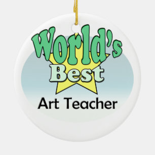 Ornement En Céramique Meilleur professeur d'art au monde