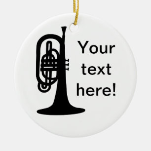 Ornement En Céramique Mellophone fait sur commande