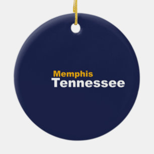 Ornement En Céramique Memphis, Tennessee Ornament