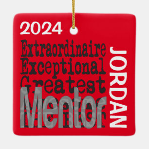 Ornement En Céramique Mentor Extraordinaire PERSONNALISÉ