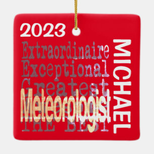 Ornement En Céramique MétéoOrologist Hostom