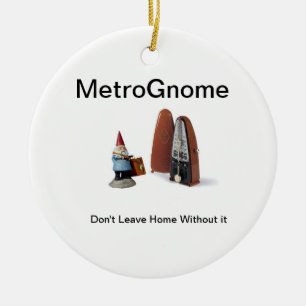 Ornement En Céramique MetroGnome
