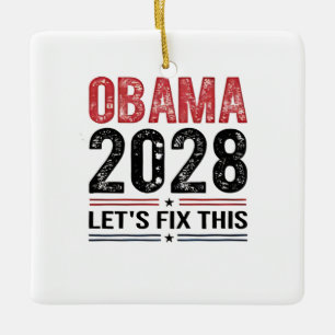Ornement En Céramique Michelle Obama pour le président Obama 2028