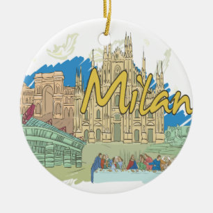 Ornement En Céramique Milan