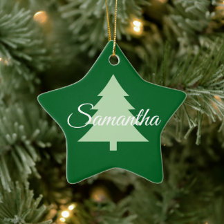 Ornement En Céramique Minimalist Christmas ornament